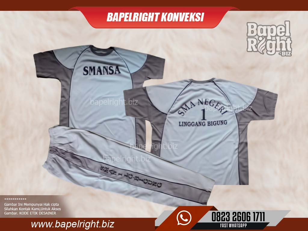 Baju Olahraga Sma Negeri 1 Linggang Bigung Kutai Barat Kalimantan Timur