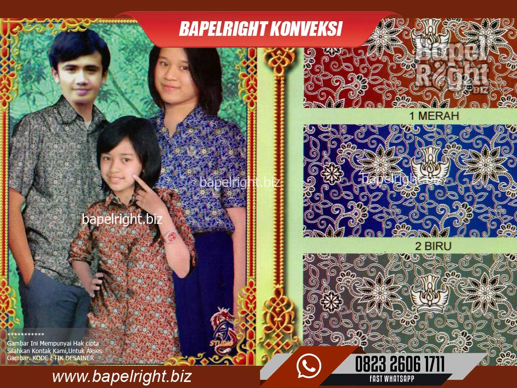 Baju Batik Sd Merah