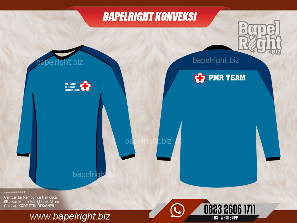 Kaos Pmr Warna Navy Biru Dongker