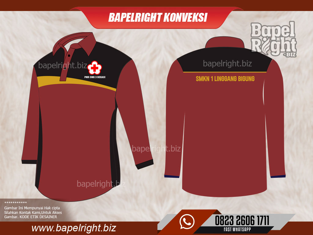 Warna Kaos Kuning Emas Dan Maroon Palang Merah Remeja