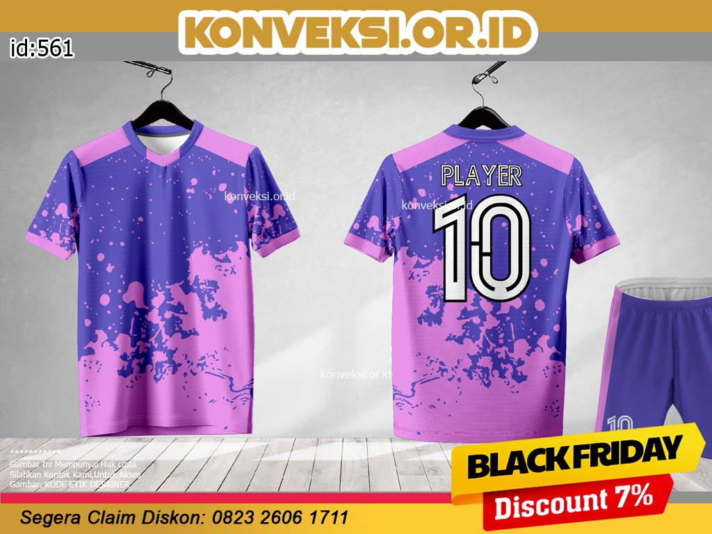 Desain Jersey Ungu