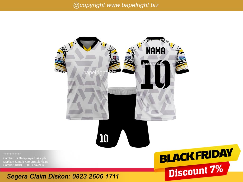 Jersey Futsal Hitam Keren
