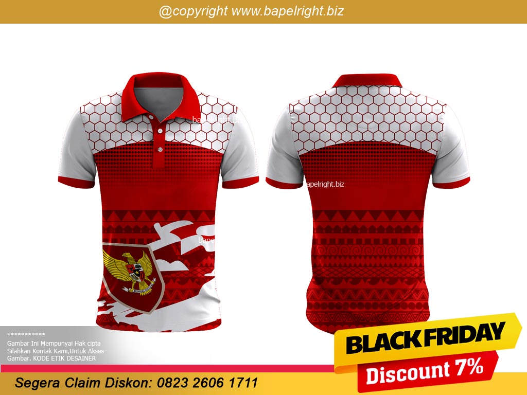 Jersey Futsal Merah Maroon