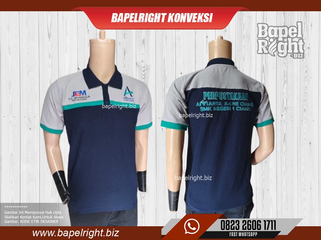 Kaos Perpustakaan Smk