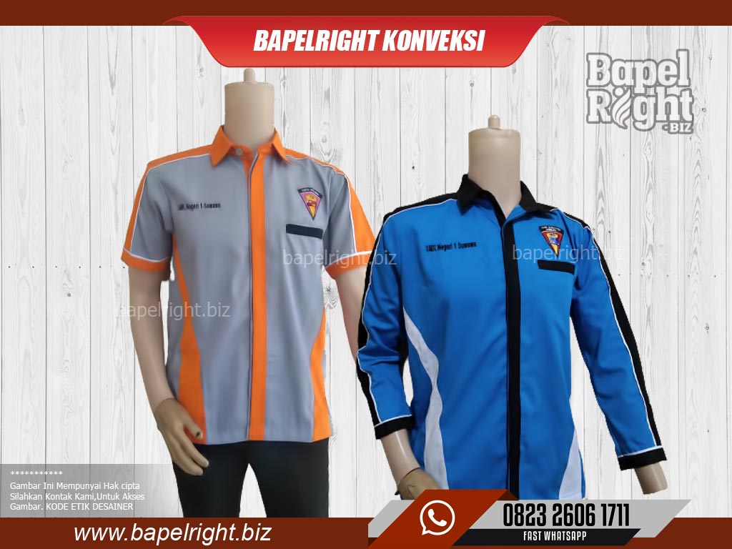 Desain Seragam Modern Casual